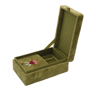 Boîte à bijoux velours - Carte
