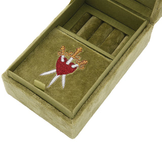 Boîte à bijoux velours - Carte