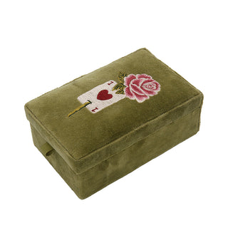 Boîte à bijoux velours - Carte