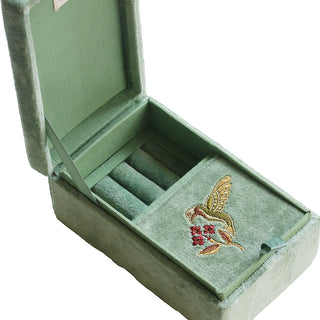 Velvet jewelry box - Hand