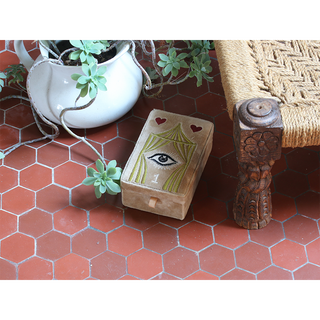 Velvet jewelry box - Eye